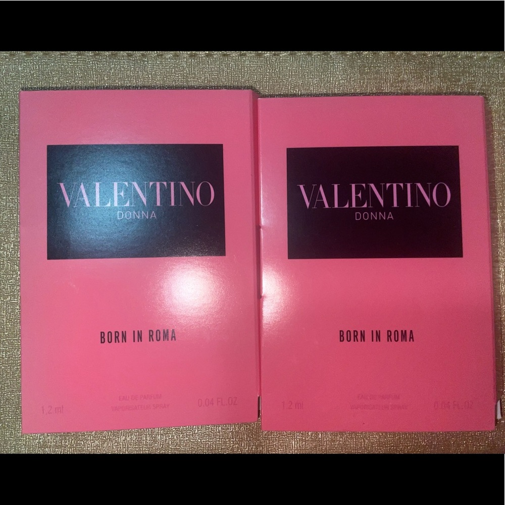✨3/$12 VALENTINO DONNA BORN IN ROMA 2x vials 1.2ml